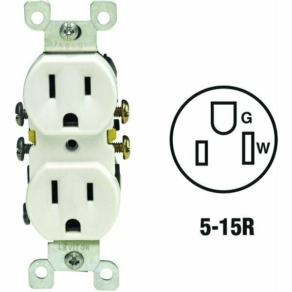 Leviton Do it Duplex Outlet 8765320W